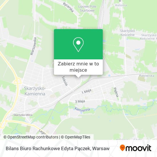 Mapa Bilans Biuro Rachunkowe Edyta Pączek