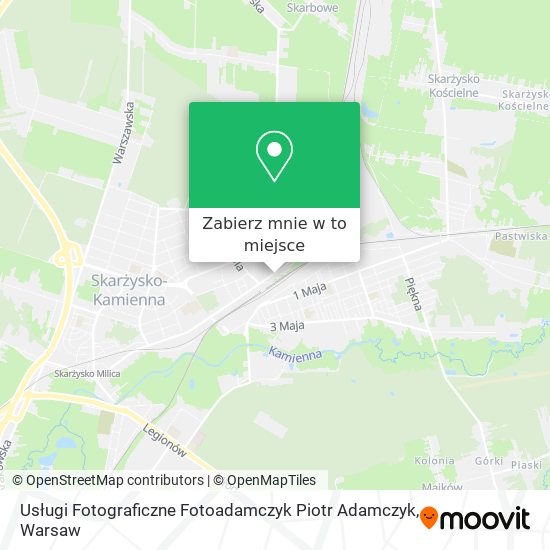 Mapa Usługi Fotograficzne Fotoadamczyk Piotr Adamczyk