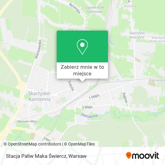 Mapa Stacja Paliw Maka Świercz