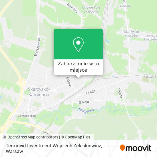 Mapa Termovid Investment Wojciech Zelaskiewicz