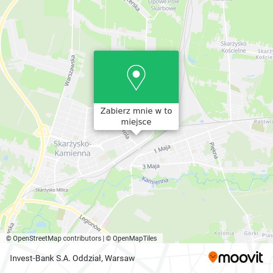 Mapa Invest-Bank S.A. Oddział