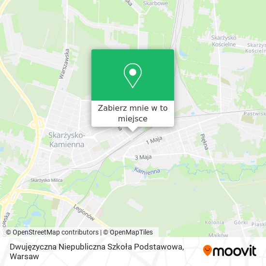 Mapa Dwujęzyczna Niepubliczna Szkoła Podstawowa