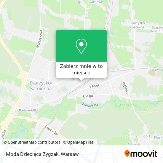 Mapa Moda Dziecięca Zygzak