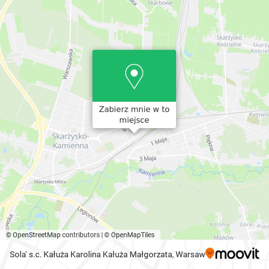 Mapa Sola' s.c. Kałuża Karolina Kałuża Małgorzata