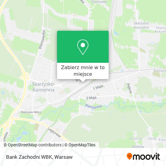 Mapa Bank Zachodni WBK