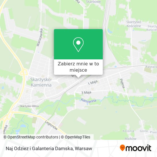 Mapa Naj Odziez i Galanteria Damska