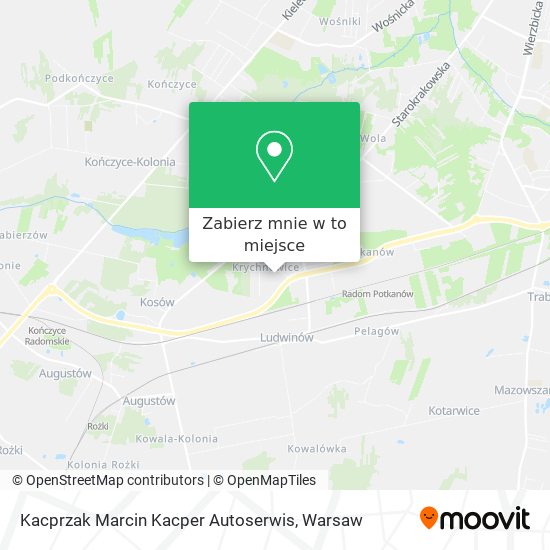 Mapa Kacprzak Marcin Kacper Autoserwis