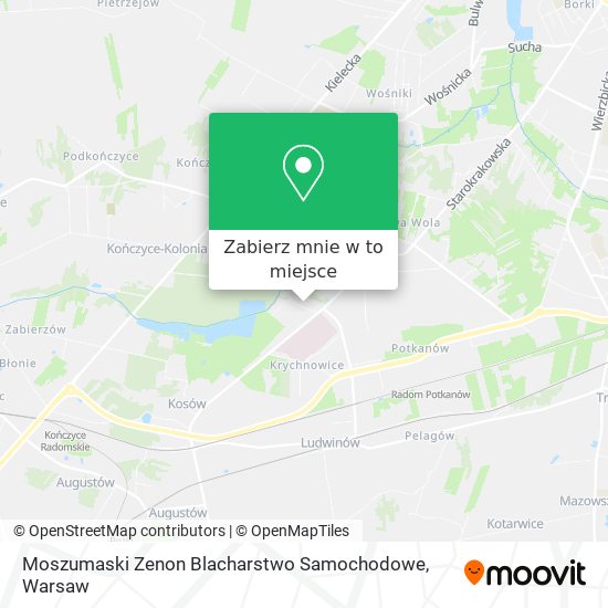 Mapa Moszumaski Zenon Blacharstwo Samochodowe