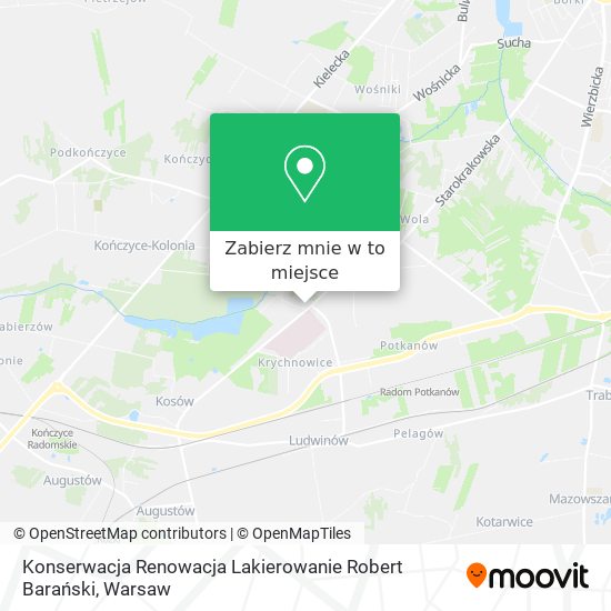 Mapa Konserwacja Renowacja Lakierowanie Robert Barański