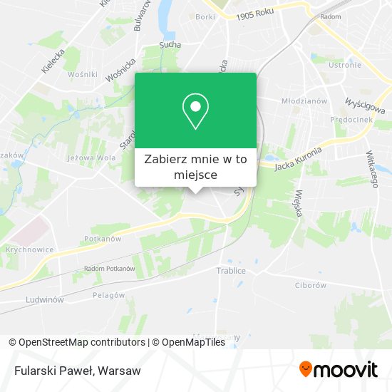 Mapa Fularski Paweł