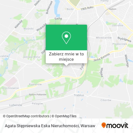 Mapa Agata Stępniewska Eska Nieruchomości