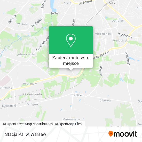 Mapa Stacja Paliw