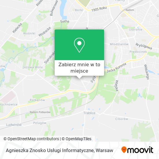 Mapa Agnieszka Znosko Usługi Informatyczne