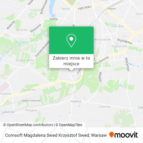 Mapa Comsoft Magdalena Swed Krzysztof Swed