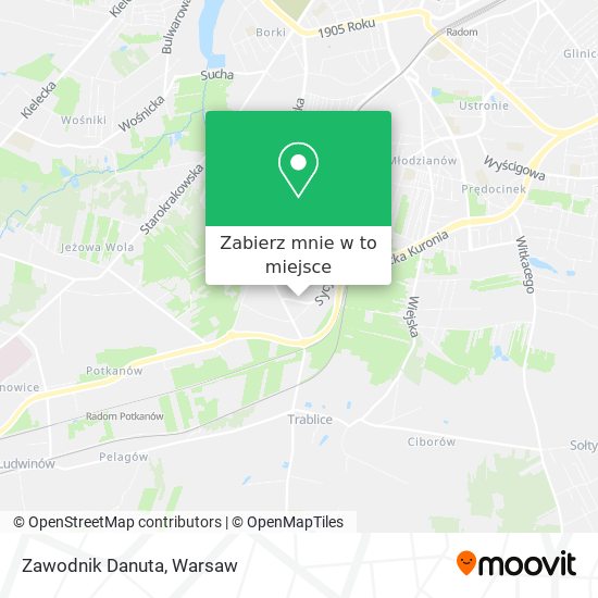 Mapa Zawodnik Danuta