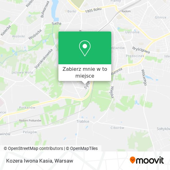 Mapa Kozera Iwona Kasia