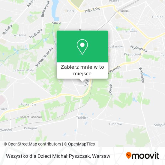 Mapa Wszystko dla Dzieci Michał Pyszczak