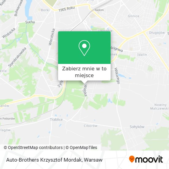 Mapa Auto-Brothers Krzysztof Mordak