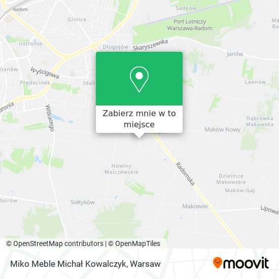 Mapa Miko Meble Michał Kowalczyk