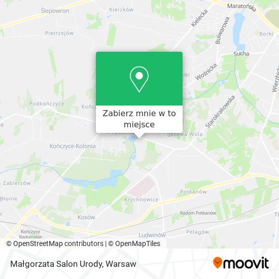 Mapa Małgorzata Salon Urody