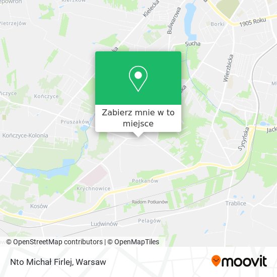 Mapa Nto Michał Firlej