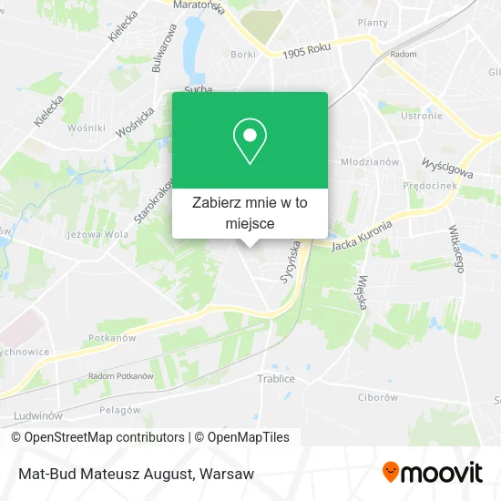 Mapa Mat-Bud Mateusz August