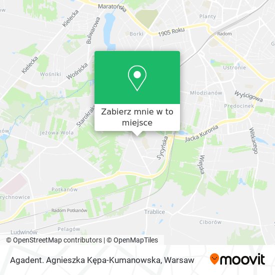 Mapa Agadent. Agnieszka Kępa-Kumanowska