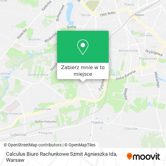 Mapa Calculus Biuro Rachunkowe Szmit Agnieszka Ida