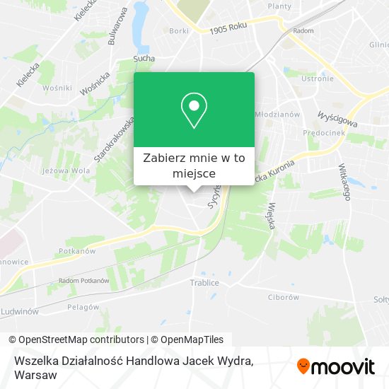 Mapa Wszelka Działalność Handlowa Jacek Wydra