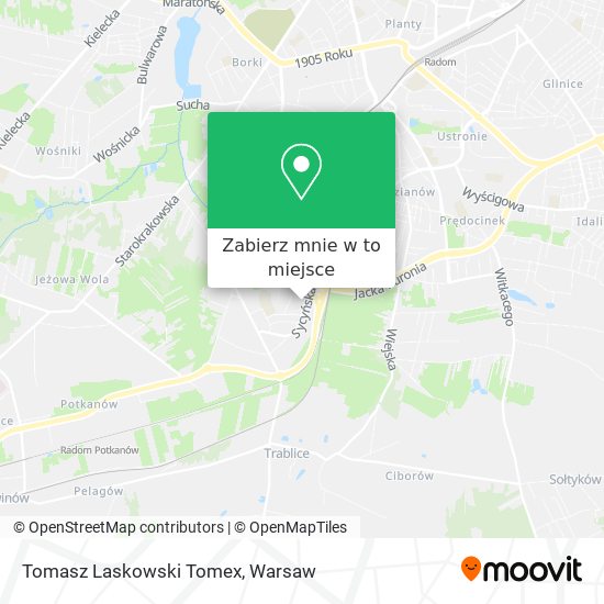 Mapa Tomasz Laskowski Tomex