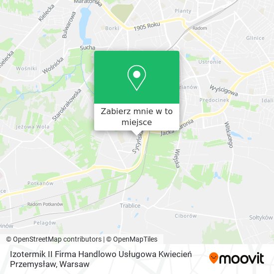 Mapa Izotermik II Firma Handlowo Usługowa Kwiecień Przemysław