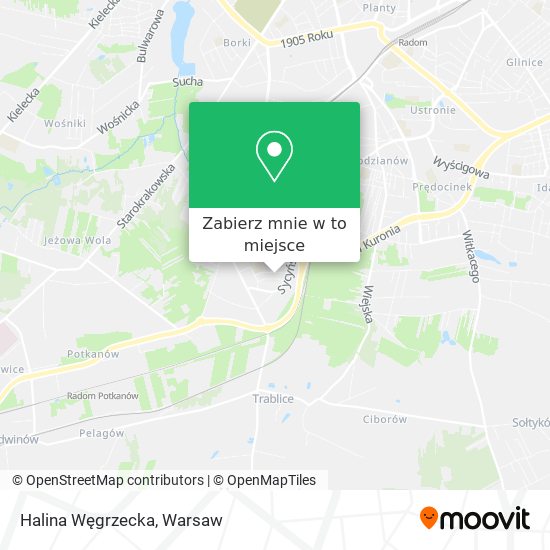 Mapa Halina Węgrzecka