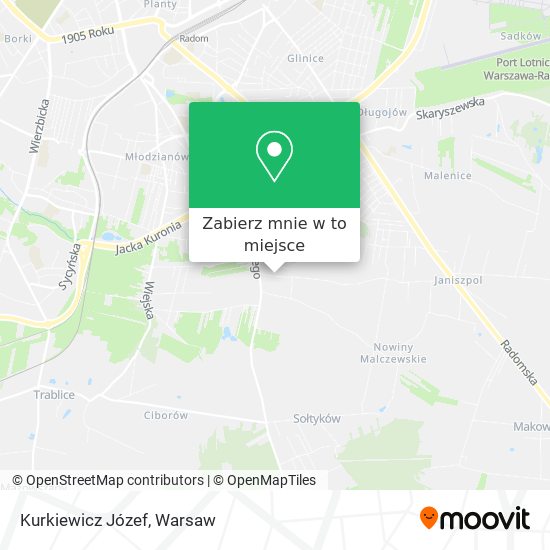 Mapa Kurkiewicz Józef