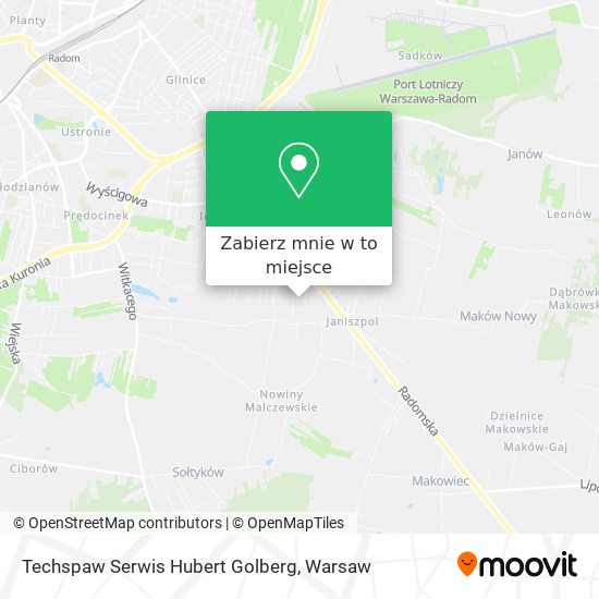 Mapa Techspaw Serwis Hubert Golberg