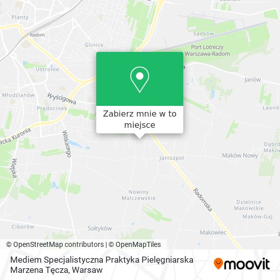 Mapa Mediem Specjalistyczna Praktyka Pielęgniarska Marzena Tęcza