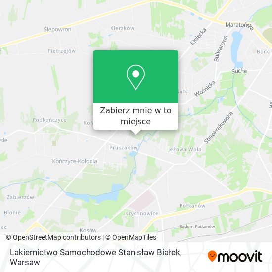 Mapa Lakiernictwo Samochodowe Stanisław Białek