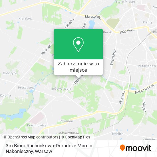 Mapa 3m Biuro Rachunkowo-Doradcze Marcin Nakonieczny