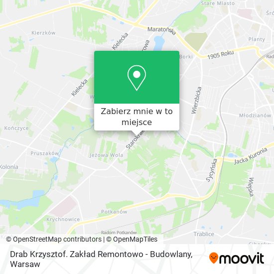 Mapa Drab Krzysztof. Zakład Remontowo - Budowlany