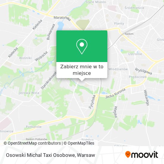 Mapa Osowski Michal Taxi Osobowe