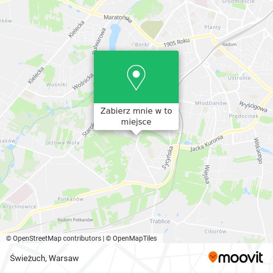 Mapa Świeżuch