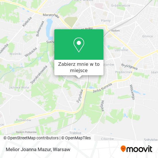 Mapa Melior Joanna Mazur