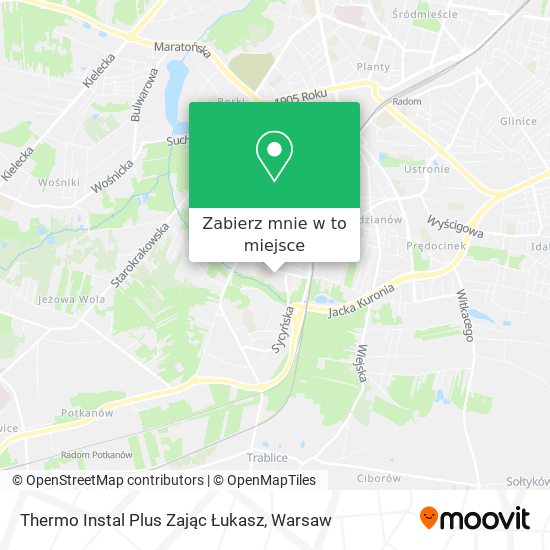 Mapa Thermo Instal Plus Zając Łukasz