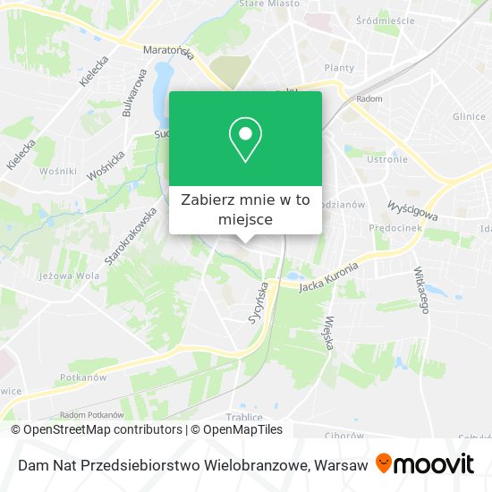 Mapa Dam Nat Przedsiebiorstwo Wielobranzowe