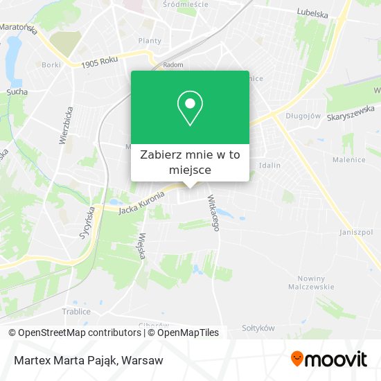 Mapa Martex Marta Pająk