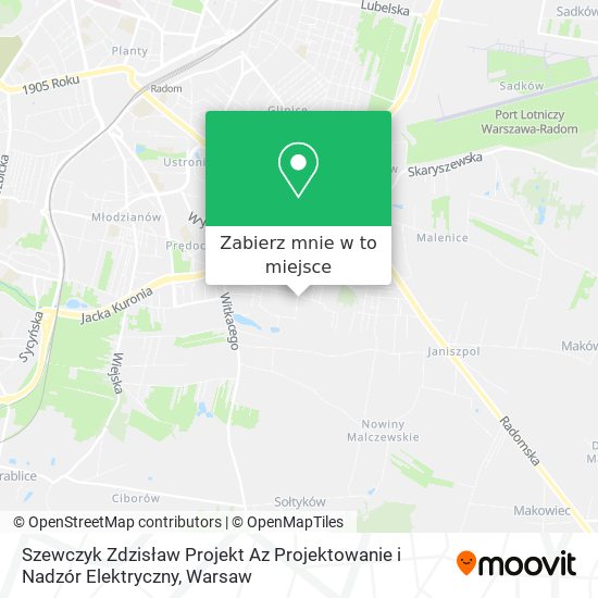 Mapa Szewczyk Zdzisław Projekt Az Projektowanie i Nadzór Elektryczny