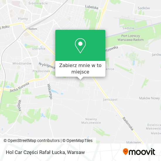 Mapa Hol Car Części Rafał Łucka