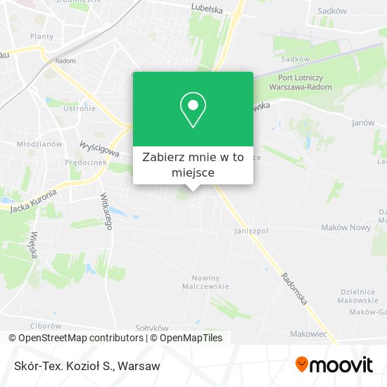 Mapa Skór-Tex. Kozioł S.