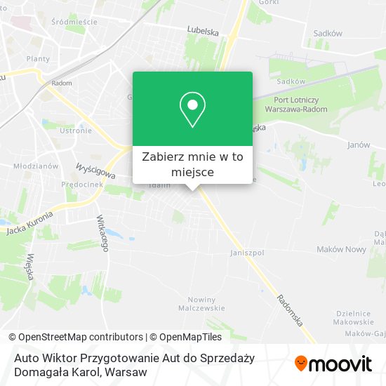 Mapa Auto Wiktor Przygotowanie Aut do Sprzedaży Domagała Karol