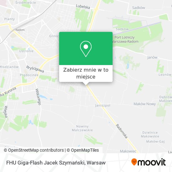 Mapa FHU Giga-Flash Jacek Szymański