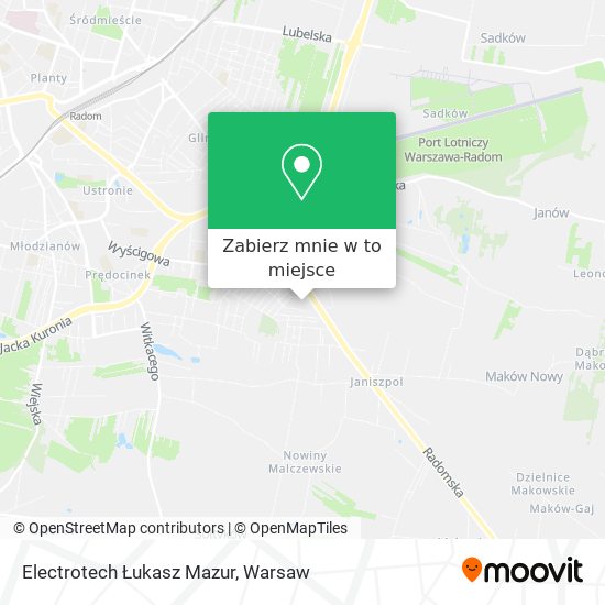 Mapa Electrotech Łukasz Mazur